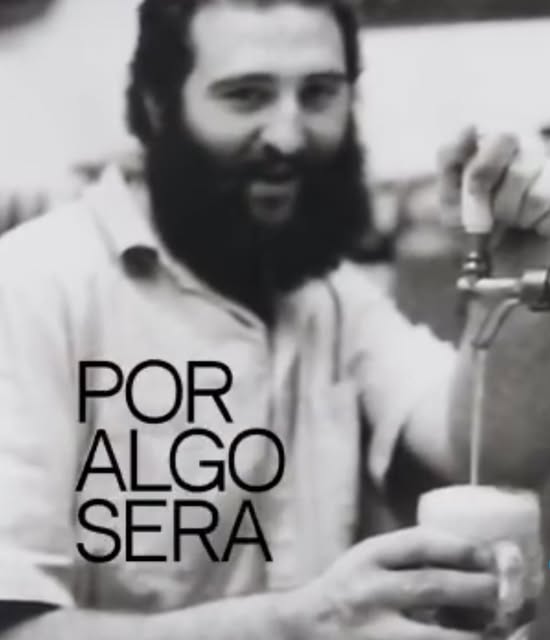 Tirando una caña en el Etxeberria, con el lema Por algo será